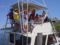 2003 Workshop group aboard The Lady Anne